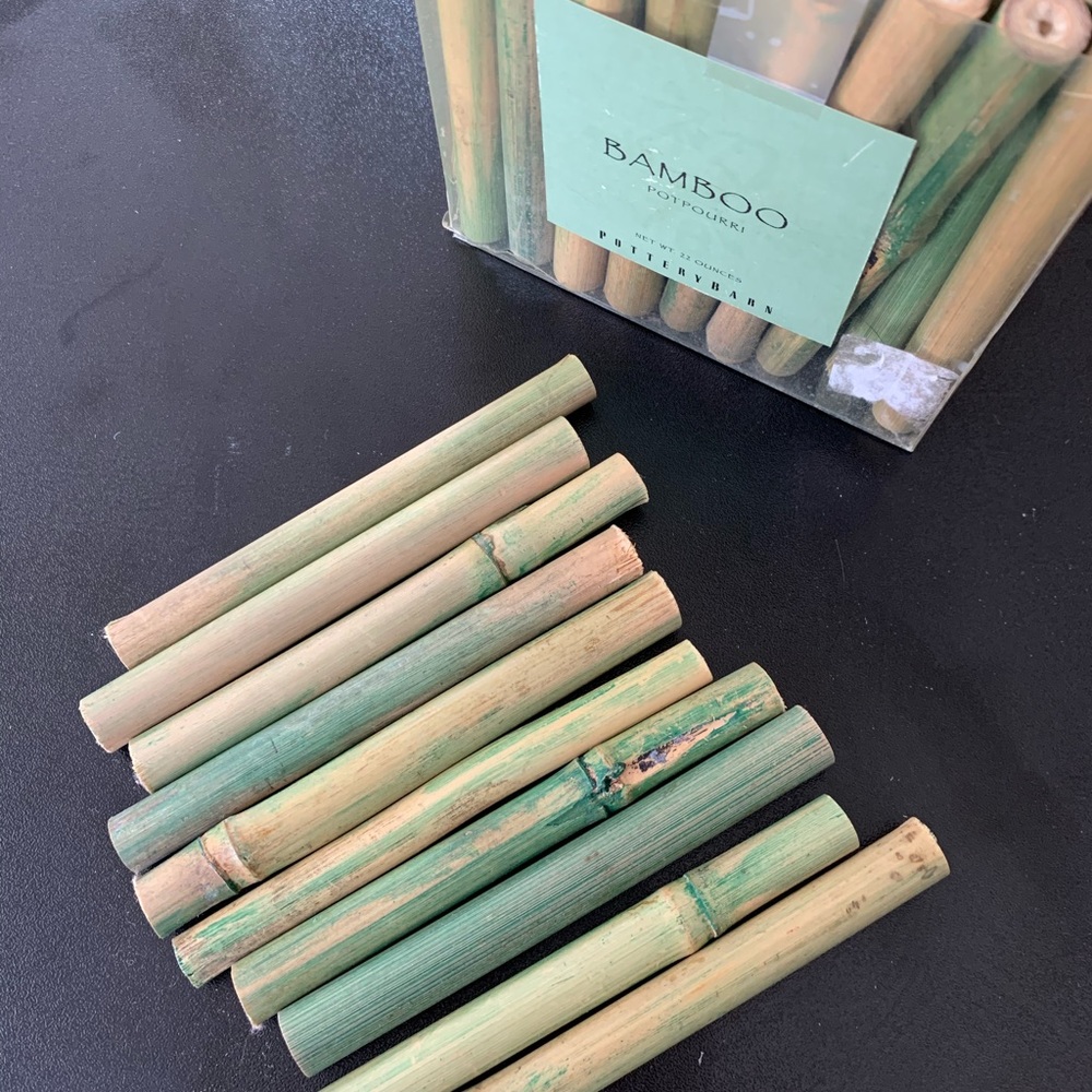 Pottery Barn Scented Bamboo Potpourri Zen